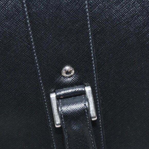 PRADA Suitcase Safiano leather Black Auth ep8401 - Picture 5 of 16